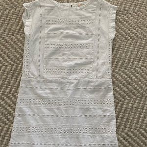 J.Crew Crewcuts white eyelet dress size 8